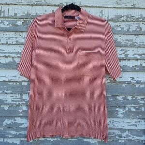 Peru Unlimited Striped Polo shirt size medium